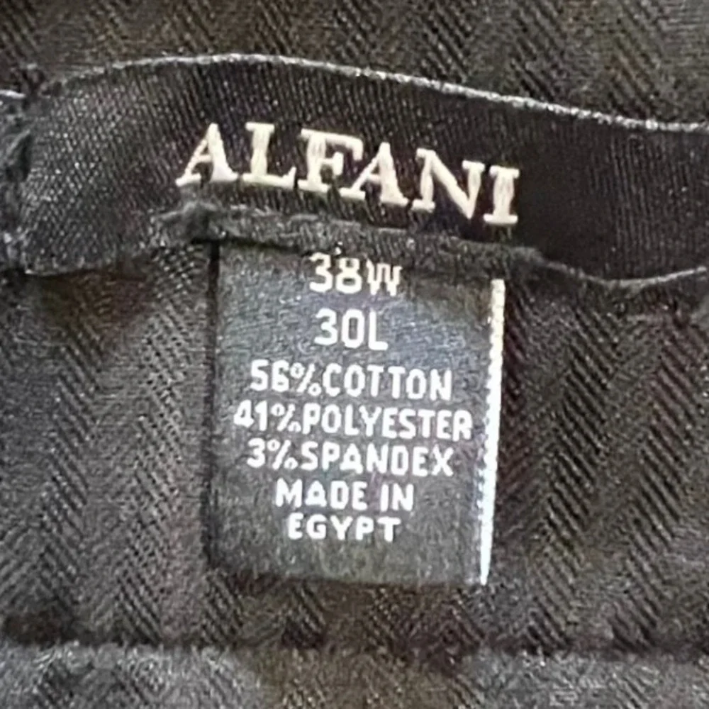 Alfani Men Beige Khaki Flat‎ Front Casual Dress Pants Chinos Size 38x30